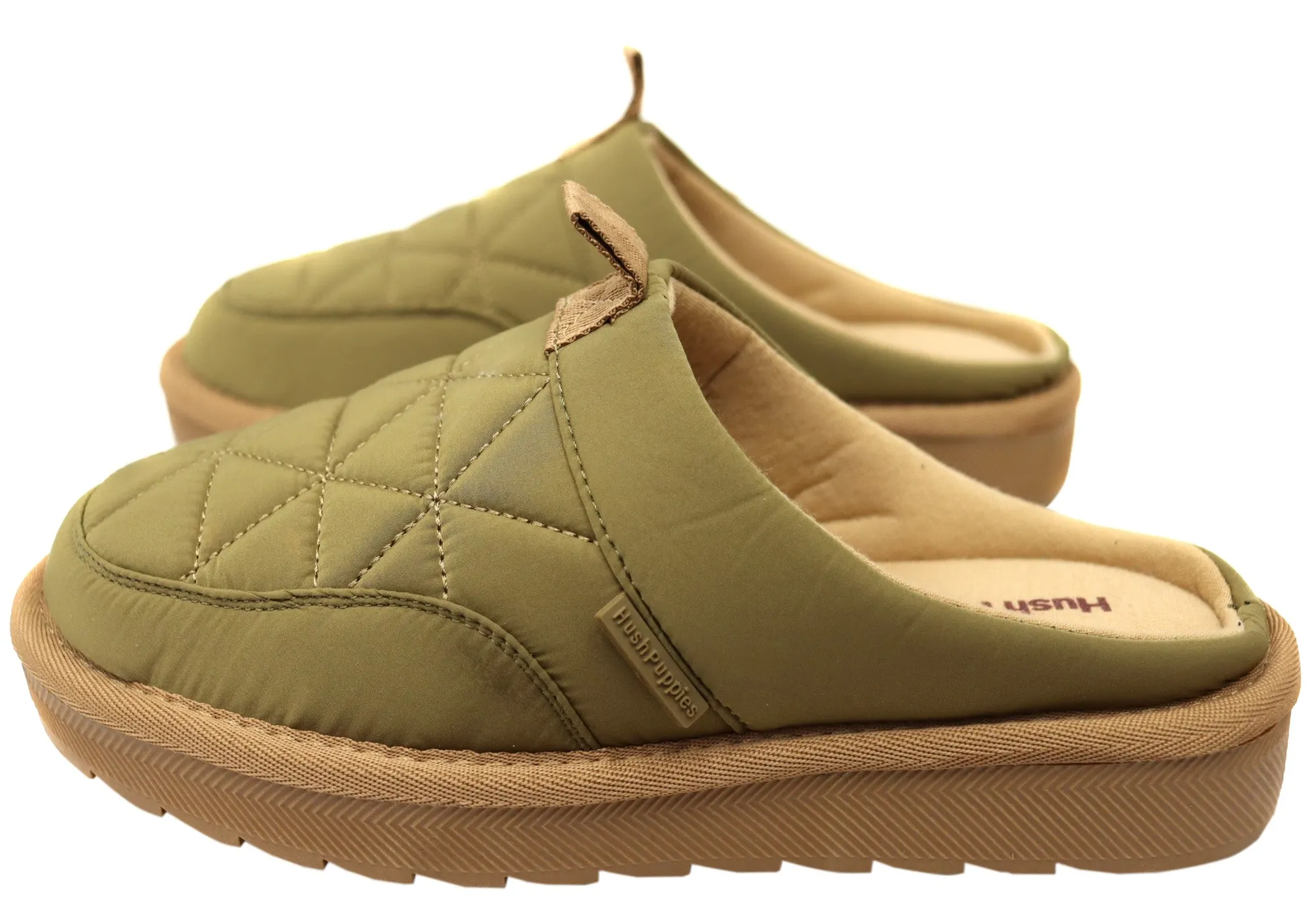 Hush Puppies Puffstar Damen Bequeme Pantoffeln mit offener Ferse Hush Puppies Schuhe