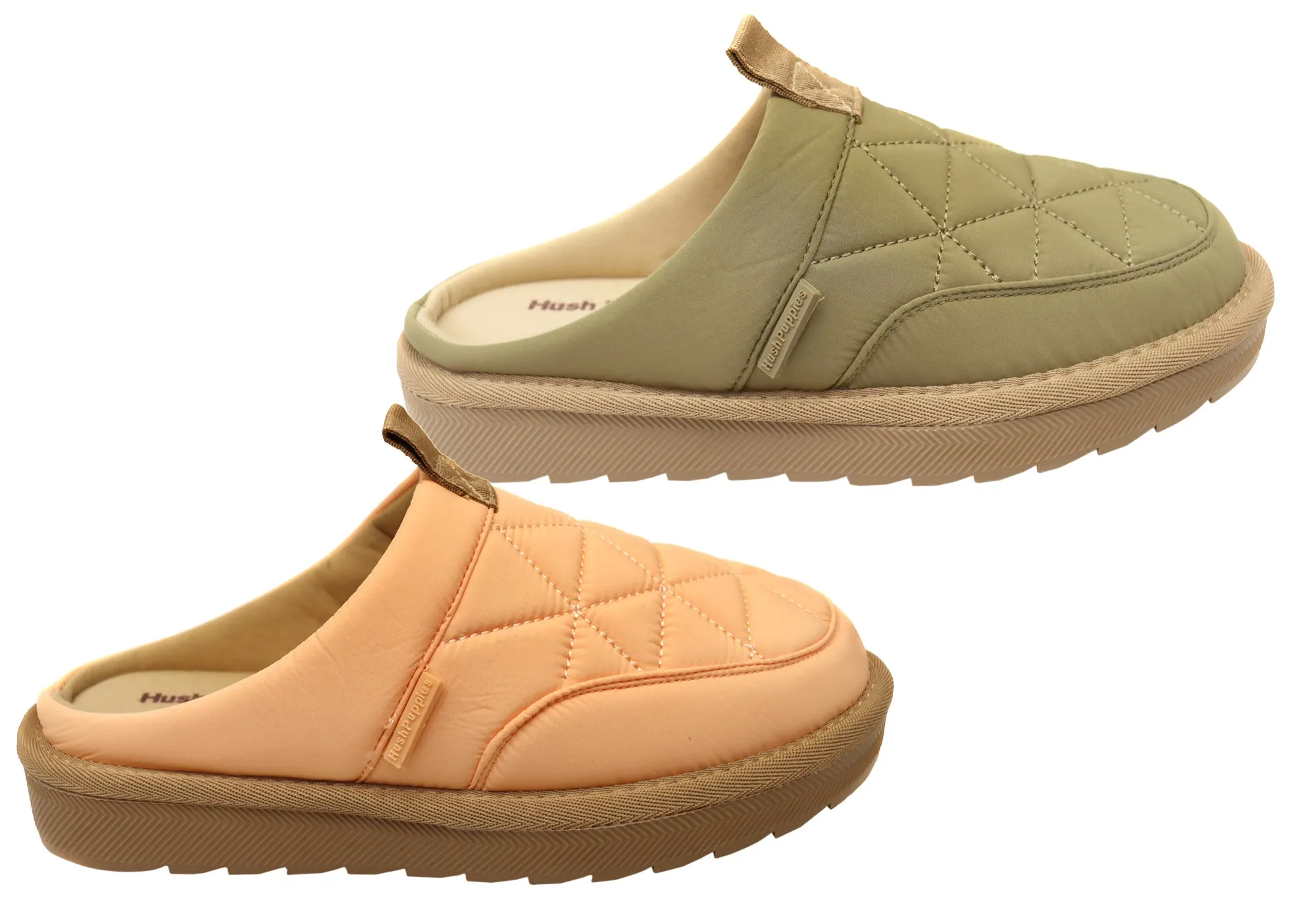 Hush Puppies Puffstar Damen Bequeme Pantoffeln mit offener Ferse Hush Puppies Schuhe