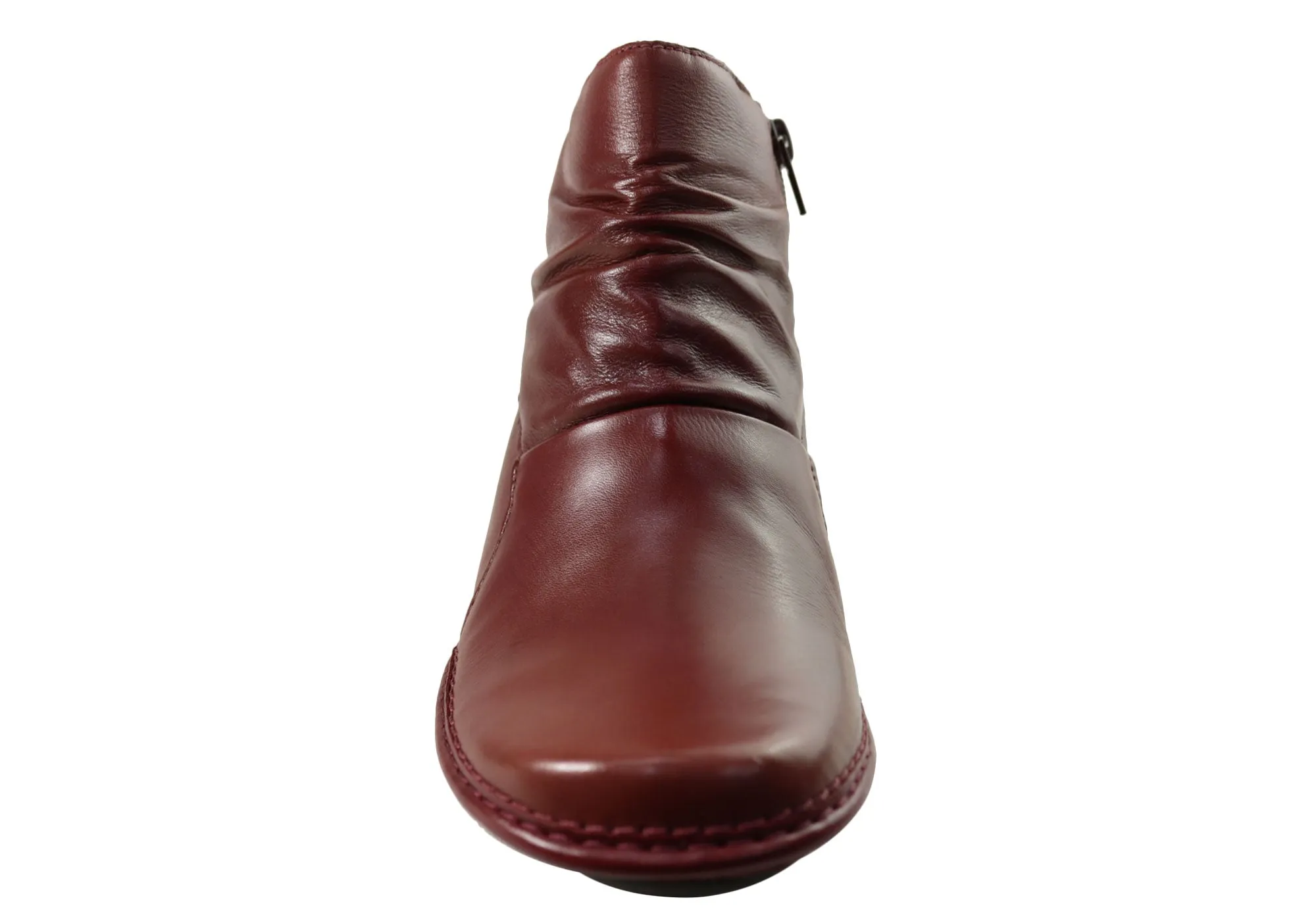 J Gean Cove Damen Bequeme Leder-Knöchelstiefel Hergestellt in Brasilien J Gean Schuhe