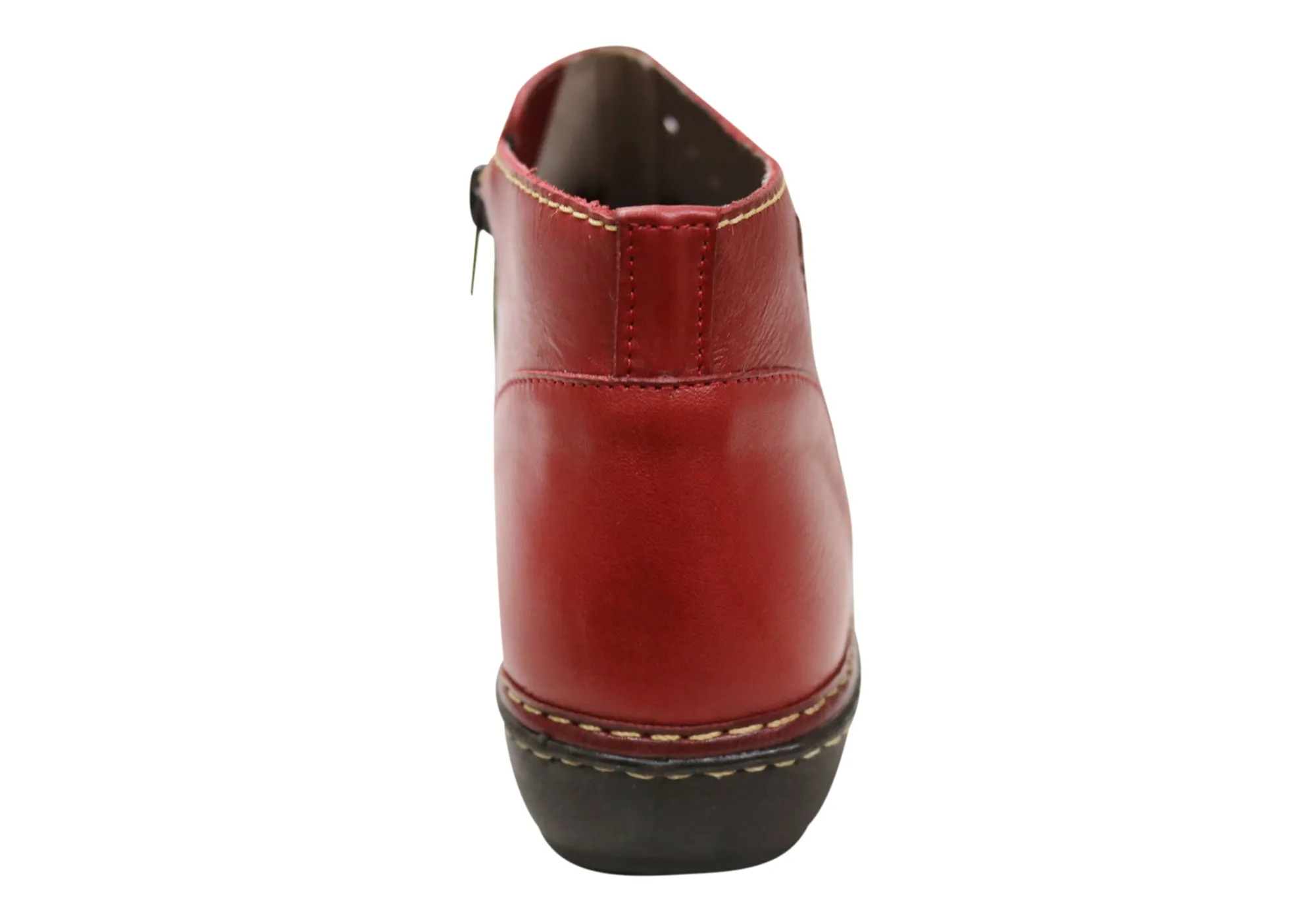 J Gean Petunia Damen Bequeme Leder Knöchelstiefel Hergestellt in Brasilien J Gean Schuhe