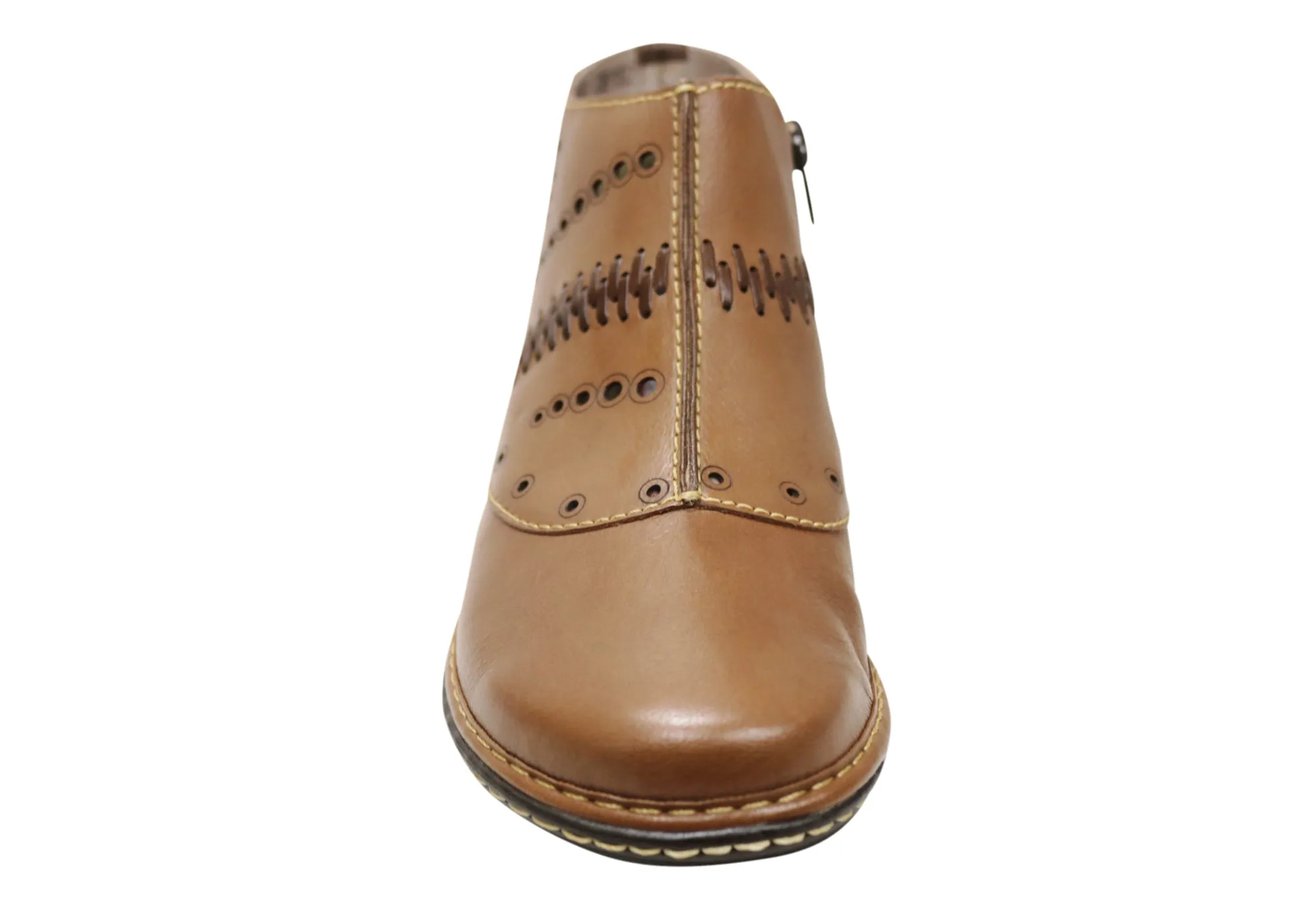 J Gean Petunia Damen Bequeme Leder Knöchelstiefel Hergestellt in Brasilien J Gean Schuhe