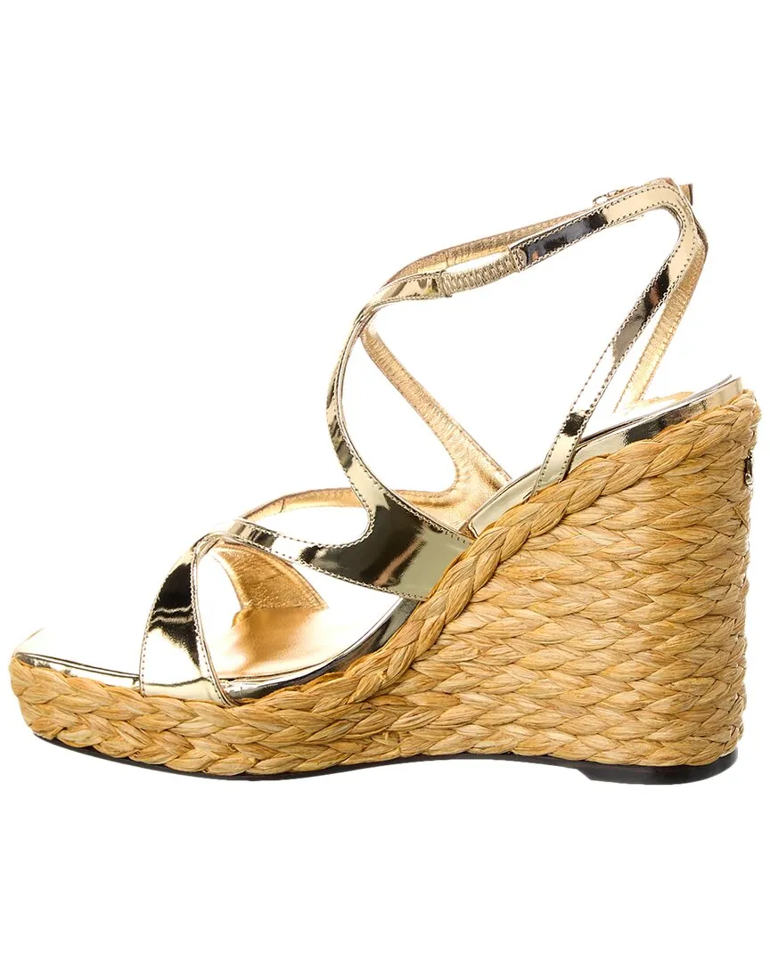 Jimmy Choo Ayla 110 Keilabsatz-Ledersandalen_Jimmy-Choo