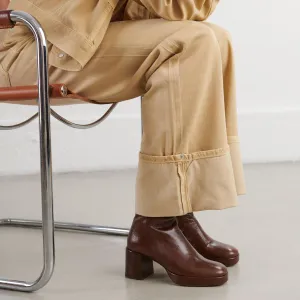 Jonak Damenschuhe 088 - Vanves Gealtertes Leder Braun