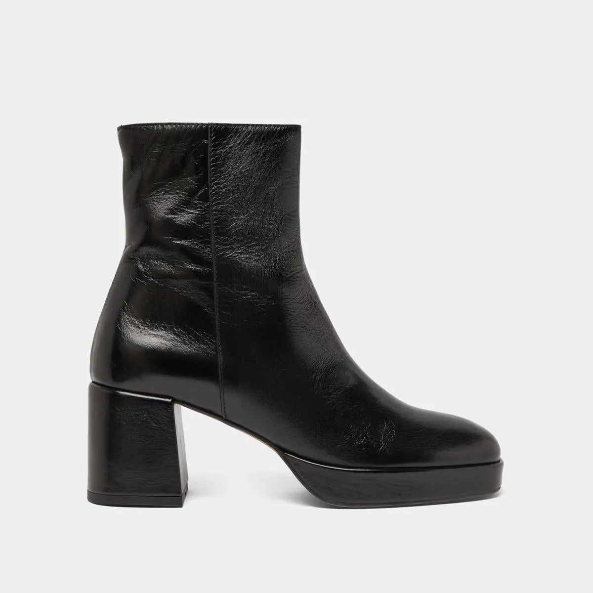 Jonak Damenschuhe 088 - Vanves Gealtertes Leder Schwarz