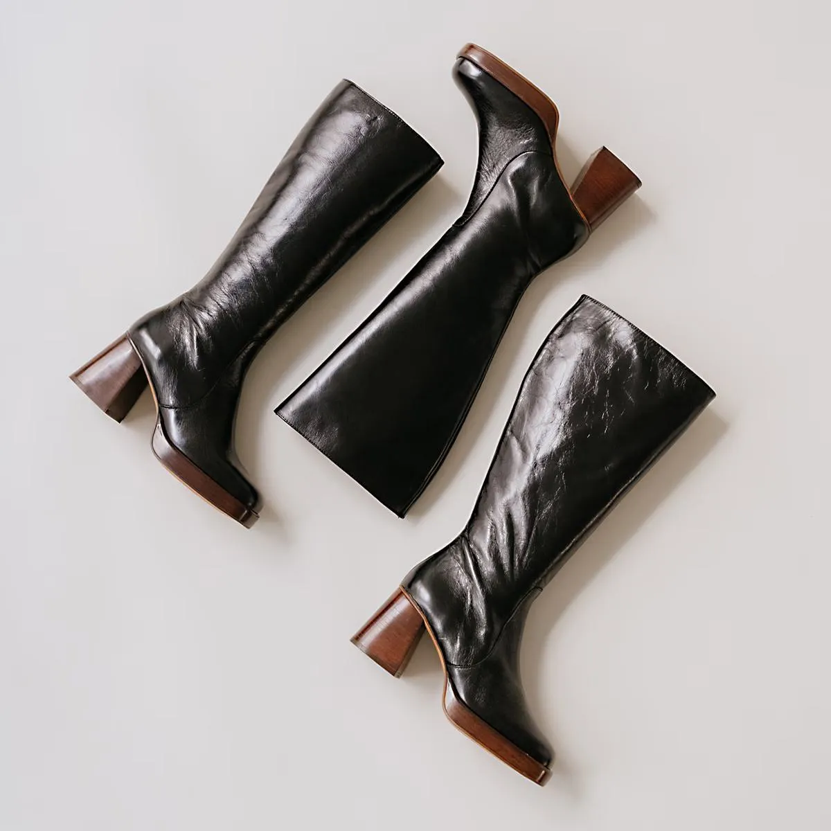Jonak Damenschuhe 429 - Betina Gealtertes Leder Schwarz
