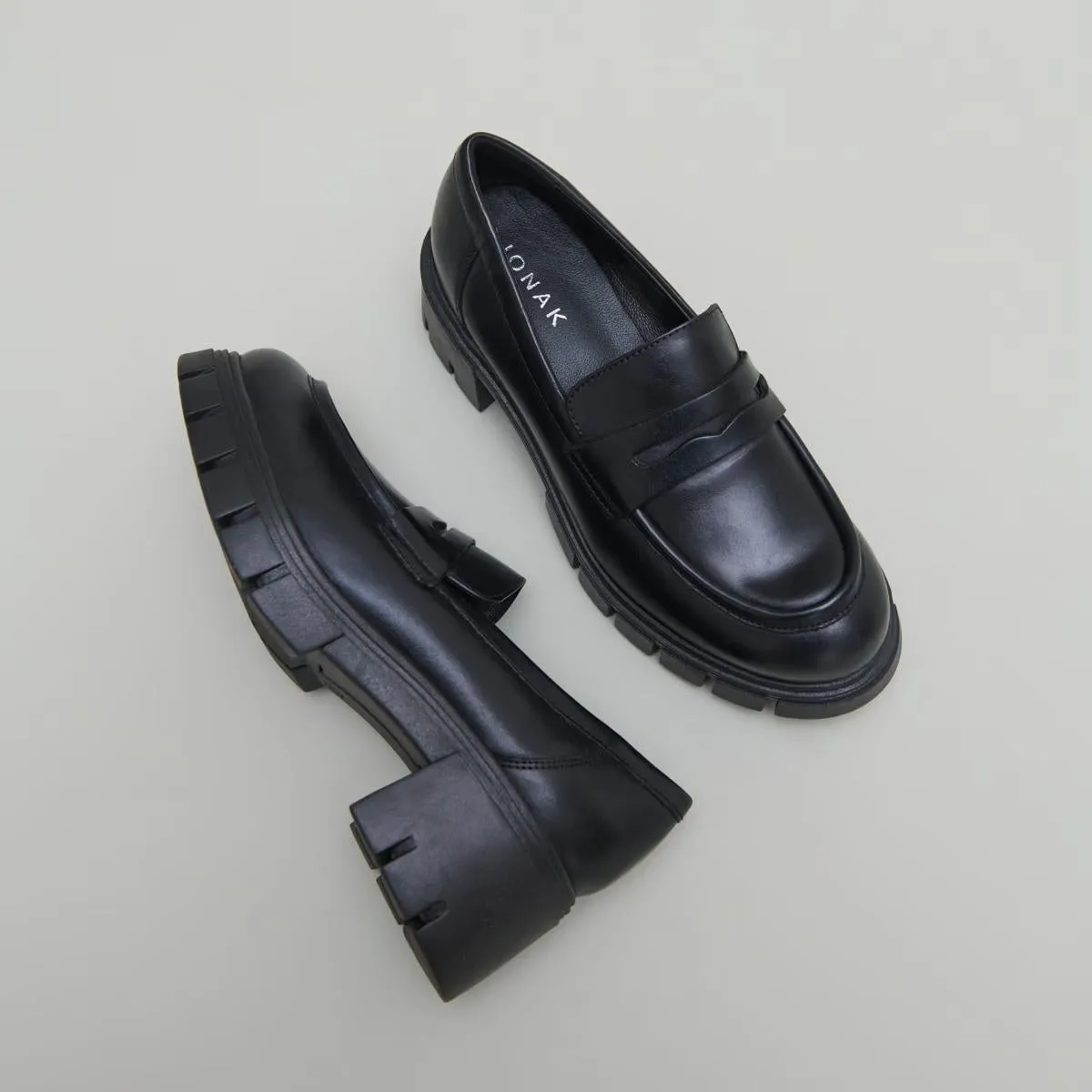 Jonak Damenschuhe 542 - Aron Leder Schwarz