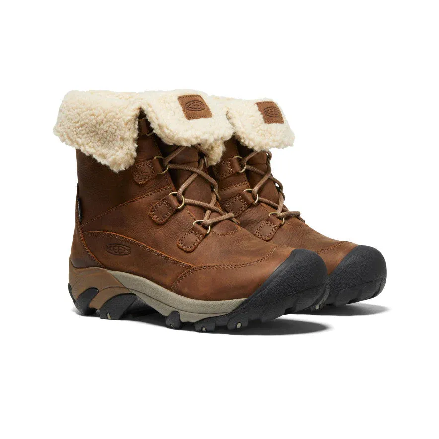 Keen Schuhe Betty Stiefel Braun/Shitake