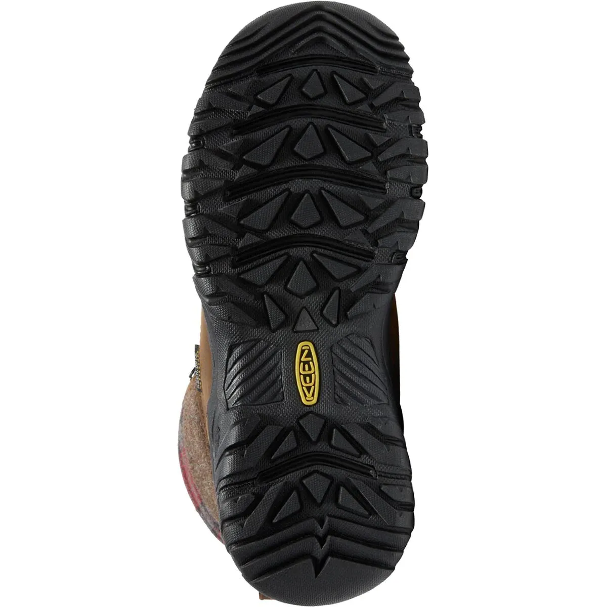 Keen Shoes Greta Stiefel Wasserdicht Braun/Rot Karo