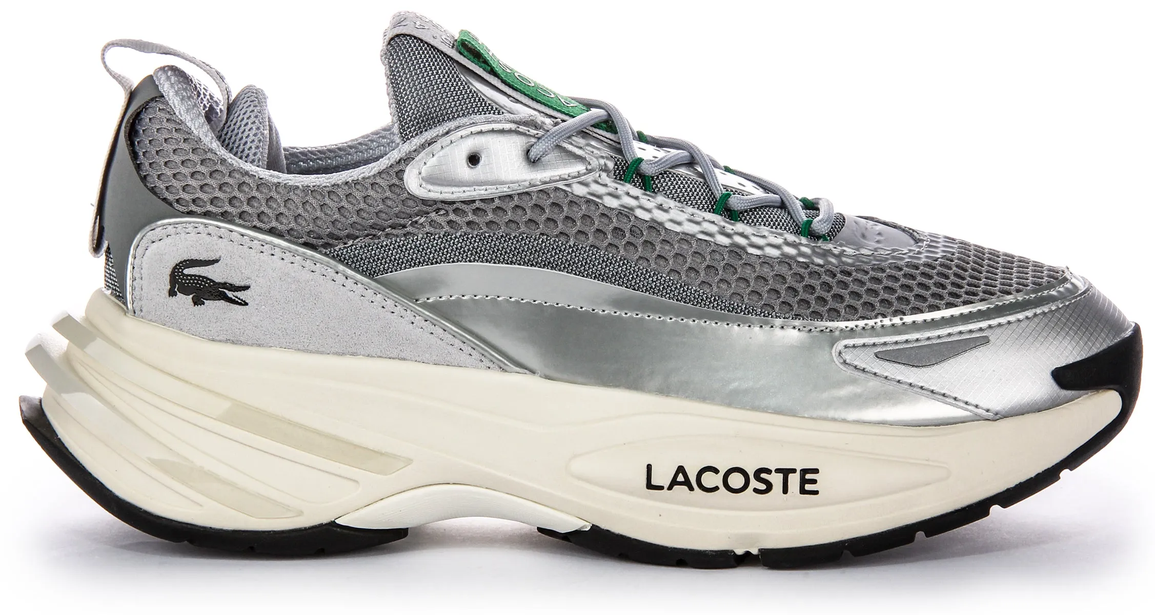 Lacoste Audyssor 124 Turnschuhe In Silber Für Herren Schuhe Lacoste