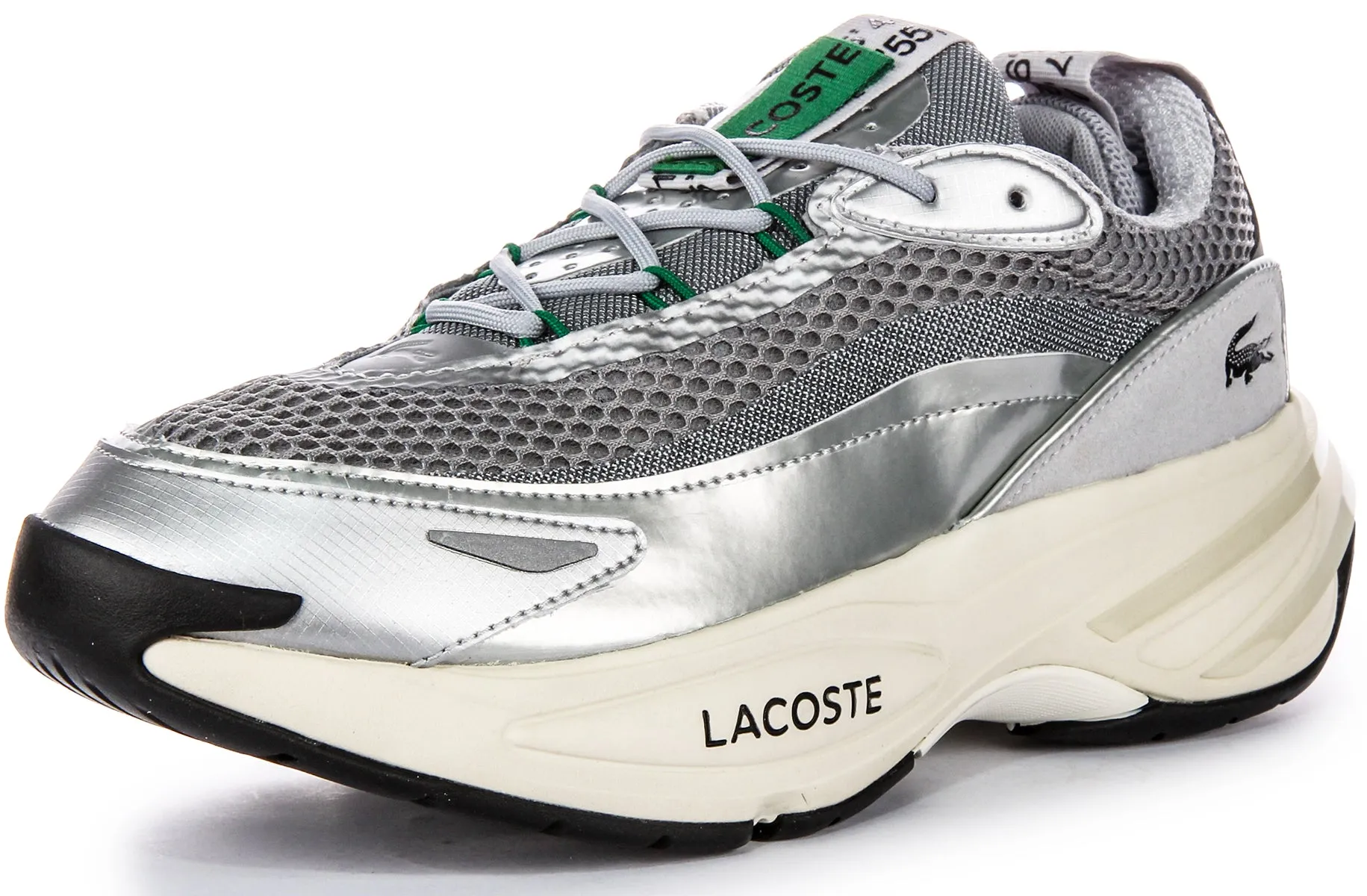 Lacoste Audyssor 124 Turnschuhe In Silber Für Herren Schuhe Lacoste