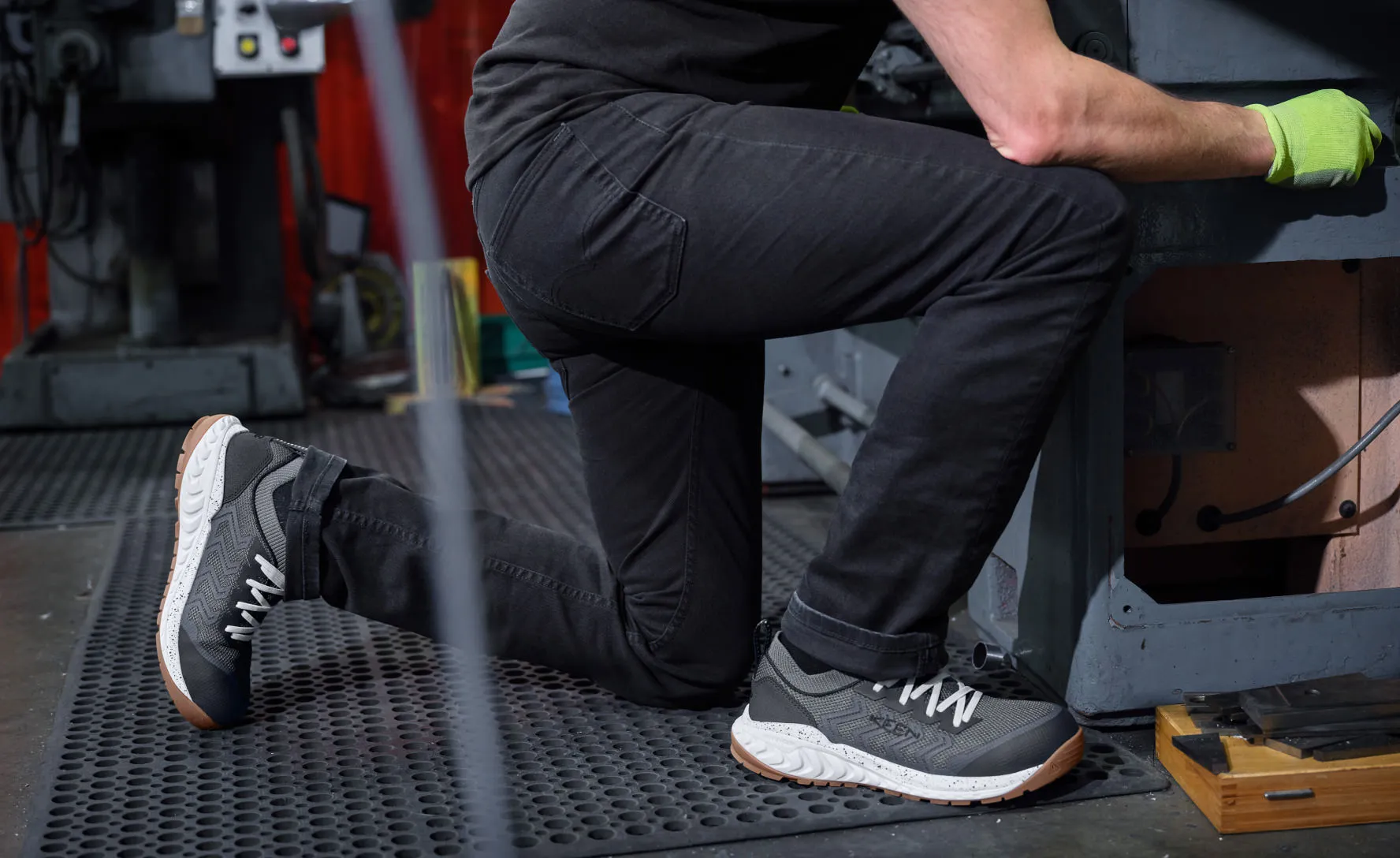 Herren Arvada Shift Arbeitssneaker (Carbon-Zehe) | Schwarz/Schwarz