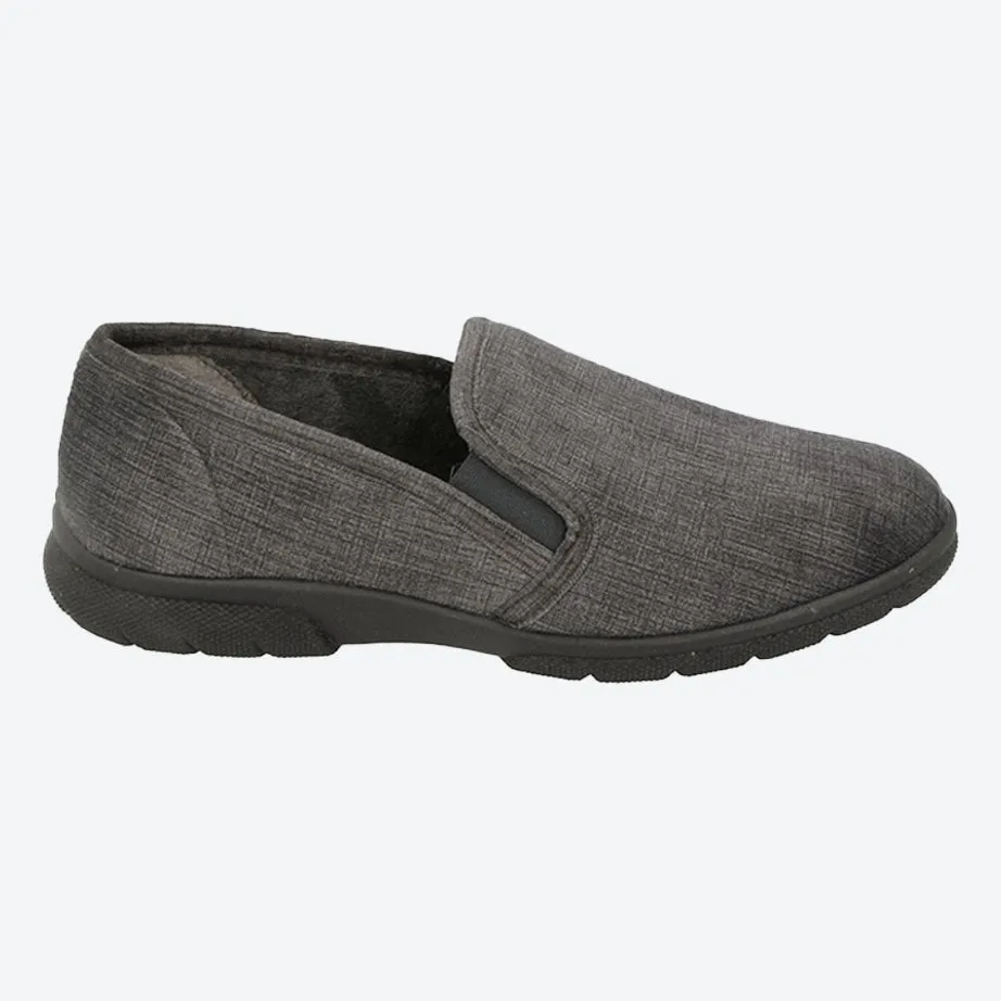 Herren Hausschuhe DB Kendal mit extra weiter Passform