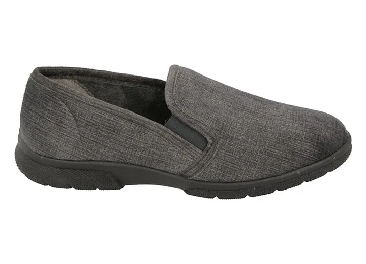 Herren Hausschuhe DB Kendal mit extra weiter Passform