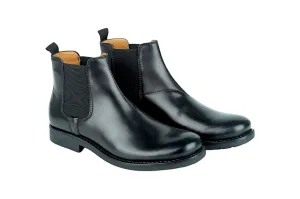 Herren Premium-Lederschlupfstiefel Chelsea 91530