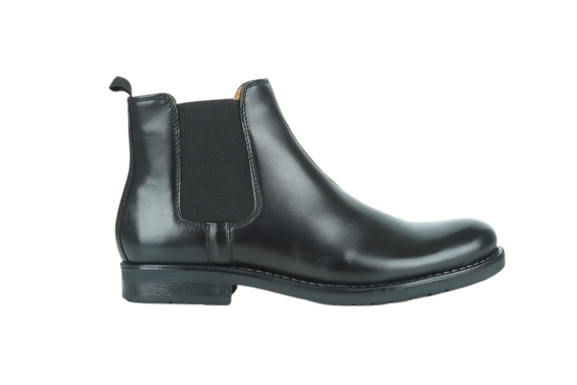 Herren Premium-Lederschlupfstiefel Chelsea 91530