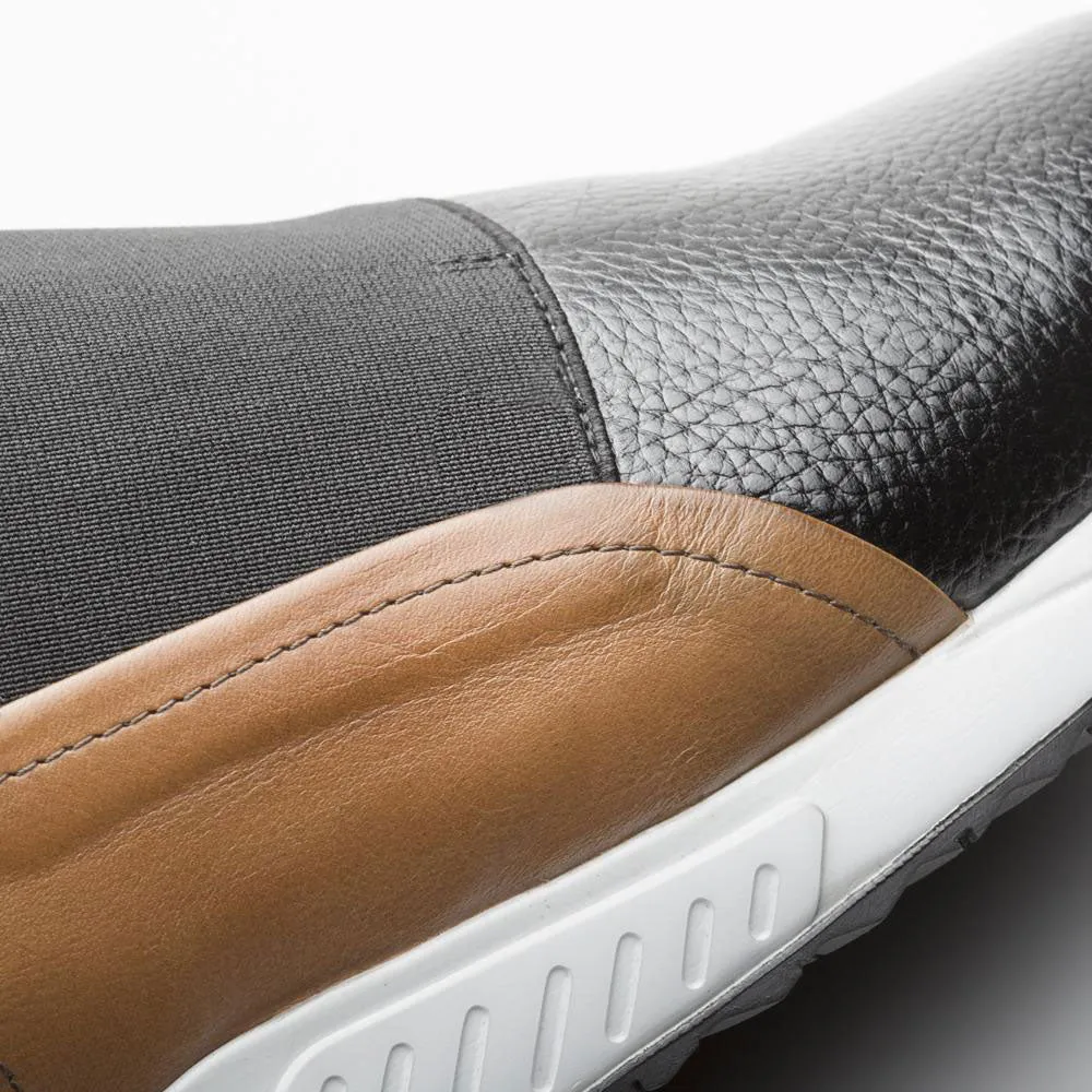 Mezlan Elastischer Schlupf-Sneaker Schwarz