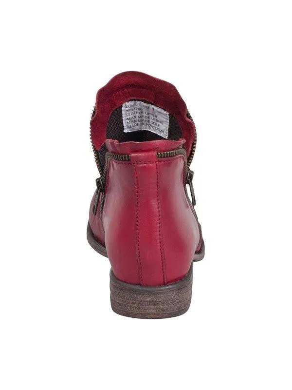 Miz Mooz Damen Luna Rot Leder