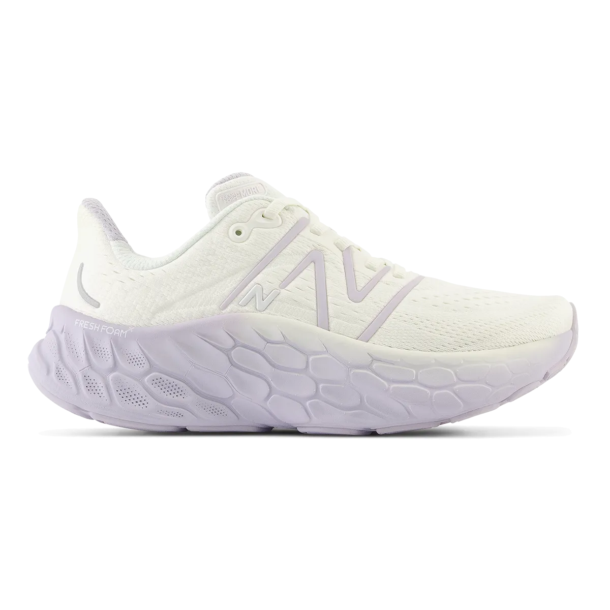 New Balance Fresh Foam X More V4 - Meersalz - Grau Violett