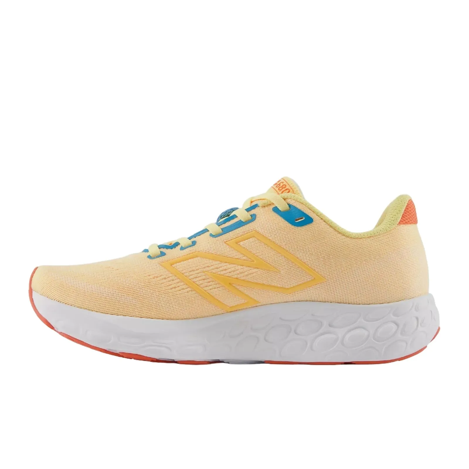 New Balance Schuhe Damen 680v8 Weiß Pfirsich/Küstenblau