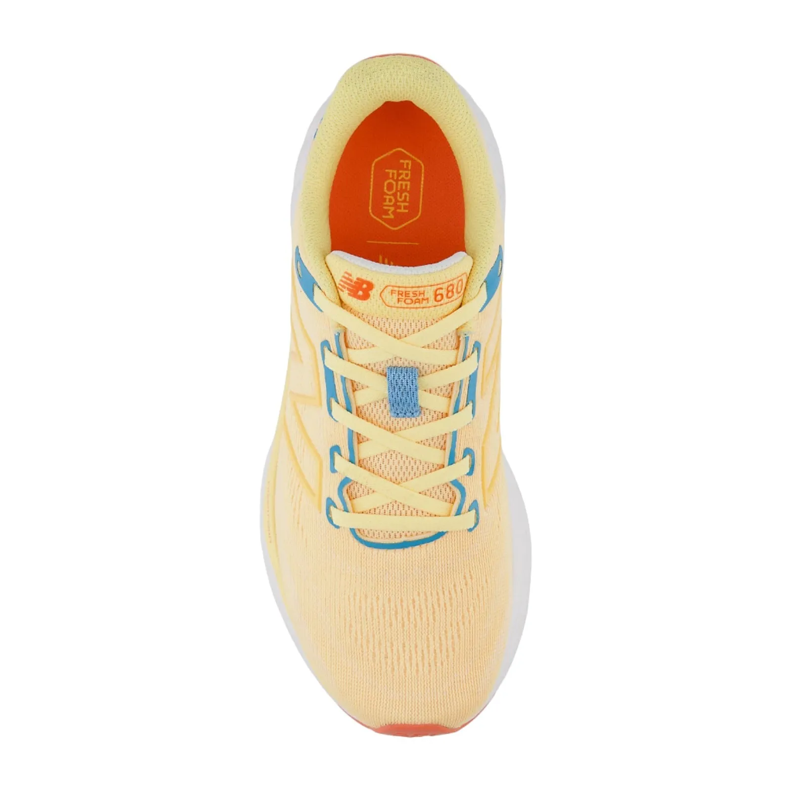 New Balance Schuhe Damen 680v8 Weiß Pfirsich/Küstenblau