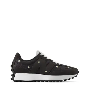 New Balance Damen 327 Trainer Schwarz Zement / Weiß