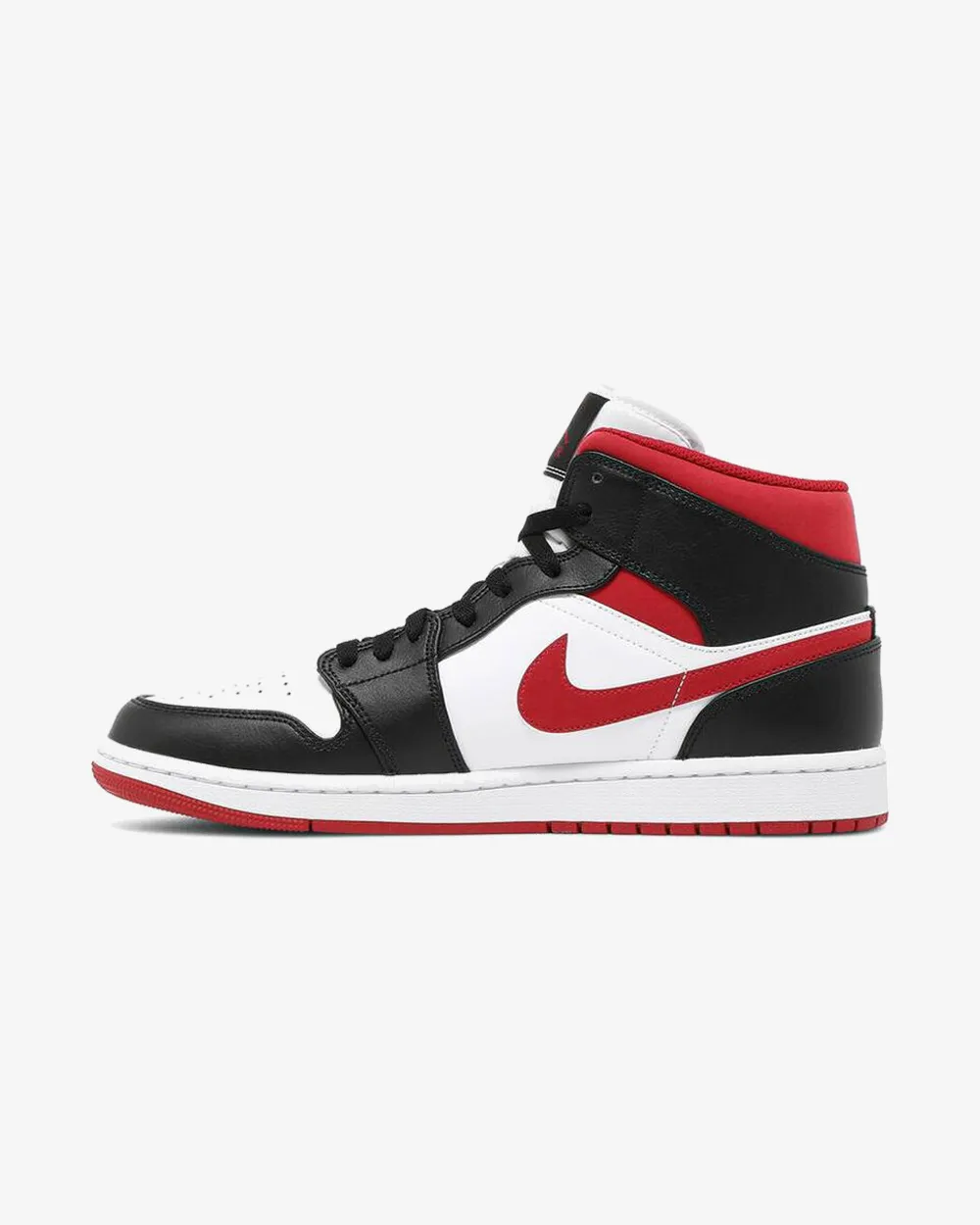 NIKE AIR JORDAN 1 MID GYM ROT SCHWARZ WEISS