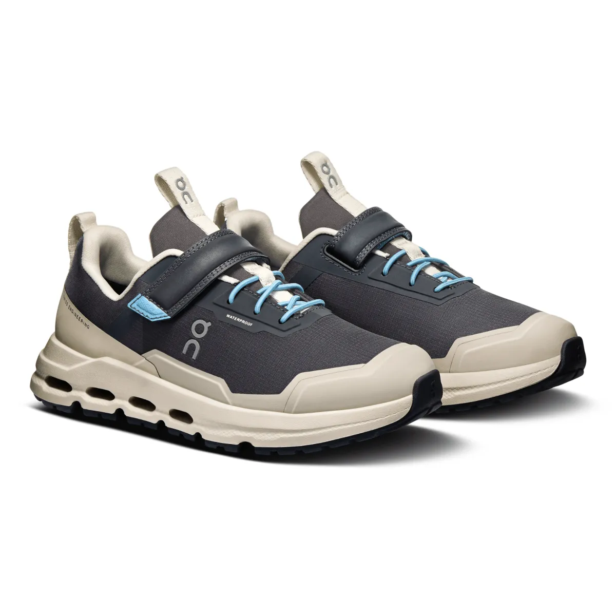 On Running Kinder (Vorschulalter) Cloudhero wasserdicht Eclipse/Pearl On Running