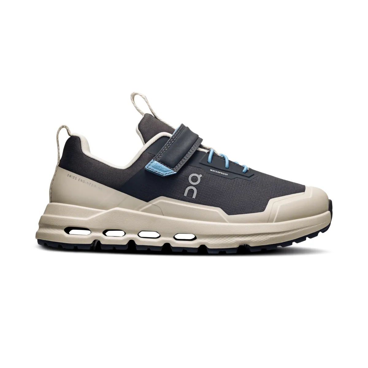 On Running Kinder (Vorschulalter) Cloudhero wasserdicht Eclipse/Pearl On Running