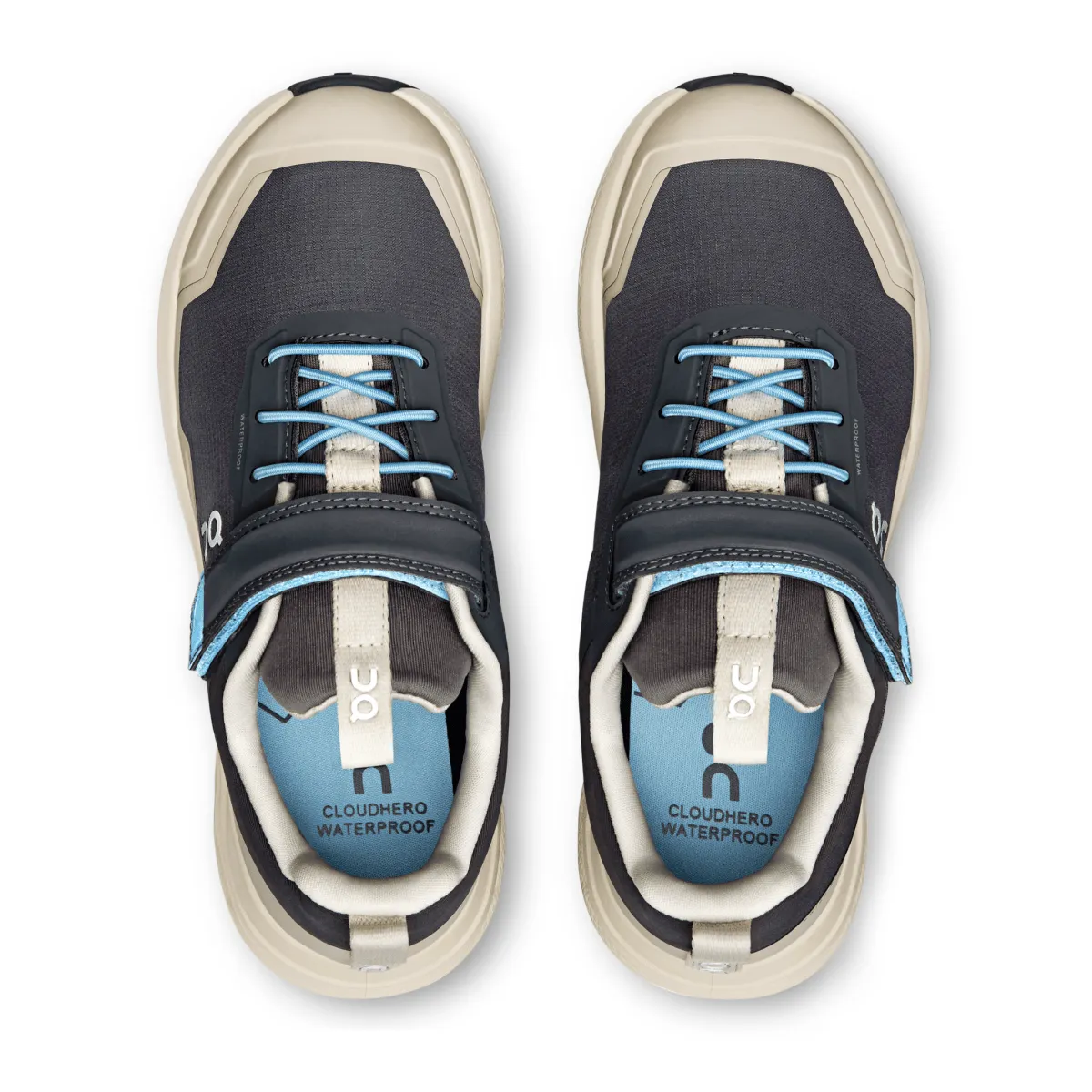 On Running Kinder (Vorschulalter) Cloudhero wasserdicht Eclipse/Pearl On Running