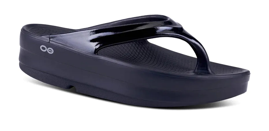 OOFOS OOMEGA THONG - SCHWARZ - 1410BLK