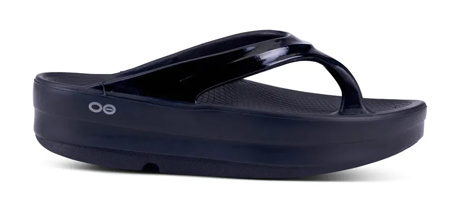 OOFOS OOMEGA THONG - SCHWARZ - 1410BLK