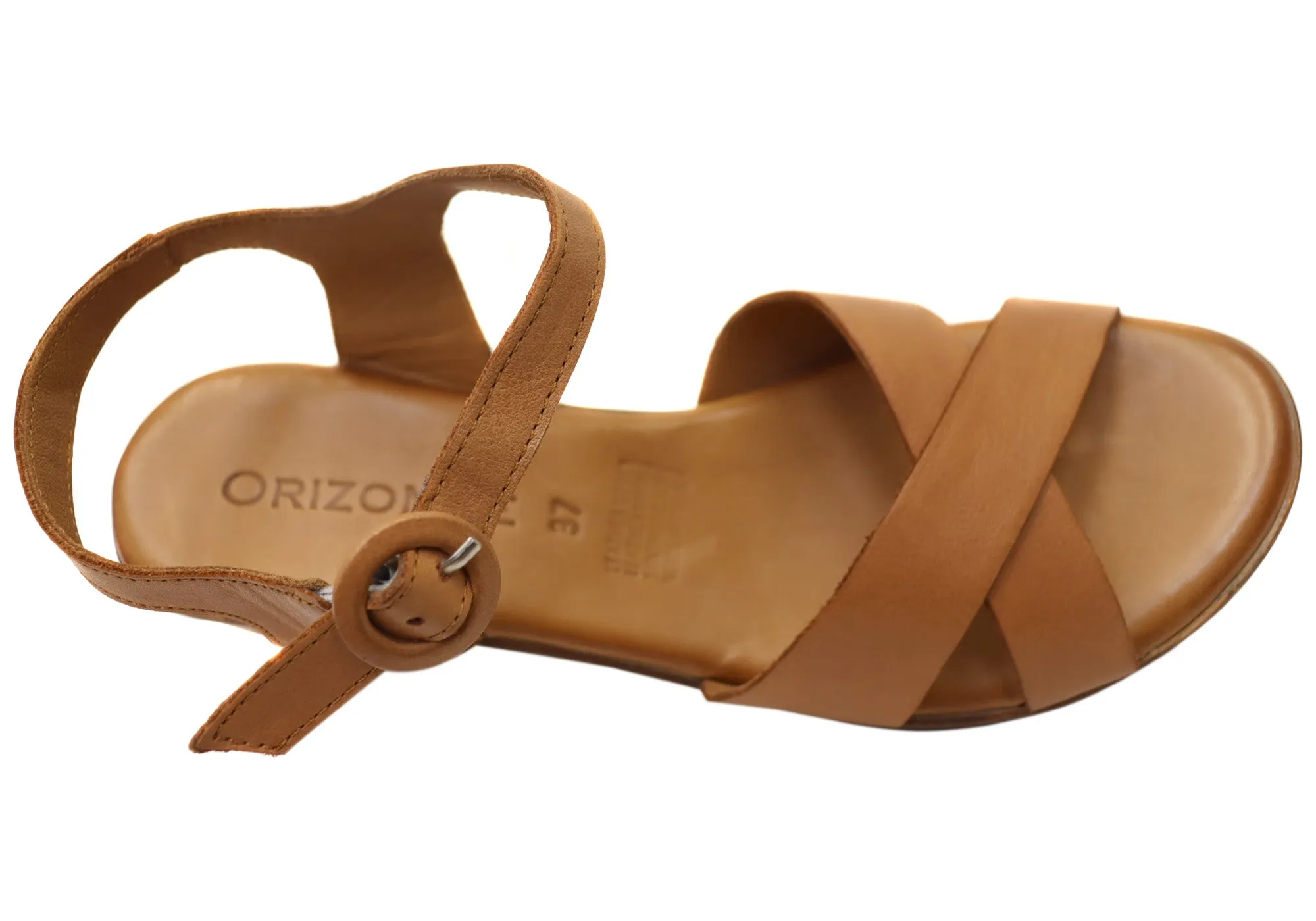 Orizonte Anakee Damen Bequeme Europäische Lederschuhe High Heels Sandalen Orizonte Schuhe