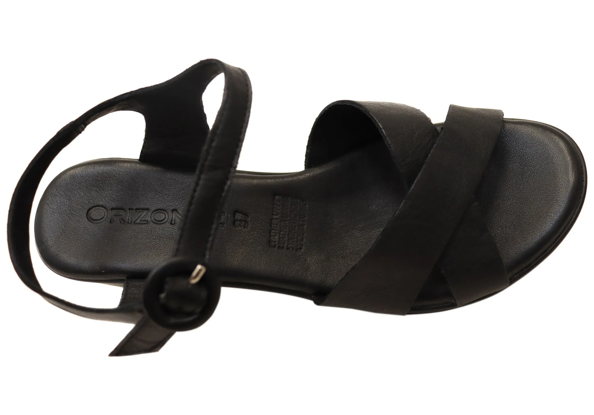 Orizonte Anakee Damen Bequeme Europäische Lederschuhe High Heels Sandalen Orizonte Schuhe