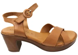 Orizonte Anakee Damen Bequeme Europäische Lederschuhe High Heels Sandalen Orizonte Schuhe