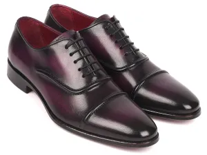Paul Parkman Schuhe Paul Parkman Herren Cap-Toe Oxfords in Lila