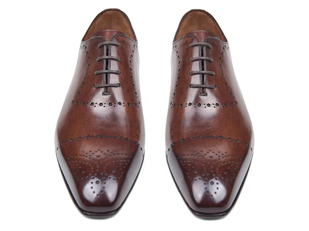 Paul Parkman Schuhe Paul Parkman Klassische Herren-Lederhalbschuhe in Antikbraun
