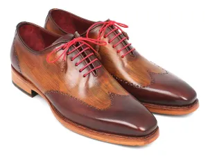 Paul Parkman Schuhe Paul Parkman Herren Goodyear-Beschlagene Wingtip Oxfords in Braun & Kamel