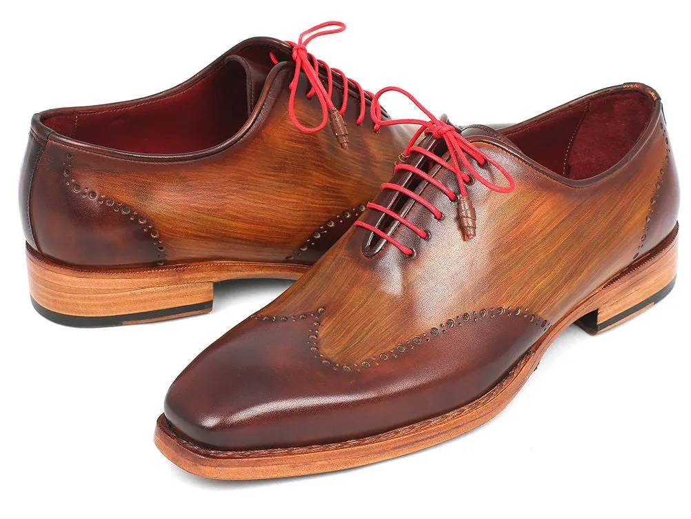 Paul Parkman Schuhe Paul Parkman Herren Goodyear-Beschlagene Wingtip Oxfords in Braun & Kamel