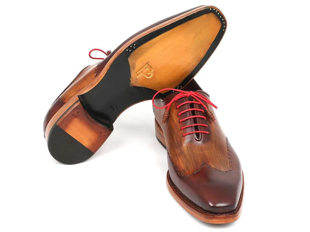 Paul Parkman Schuhe Paul Parkman Herren Goodyear-Beschlagene Wingtip Oxfords in Braun & Kamel