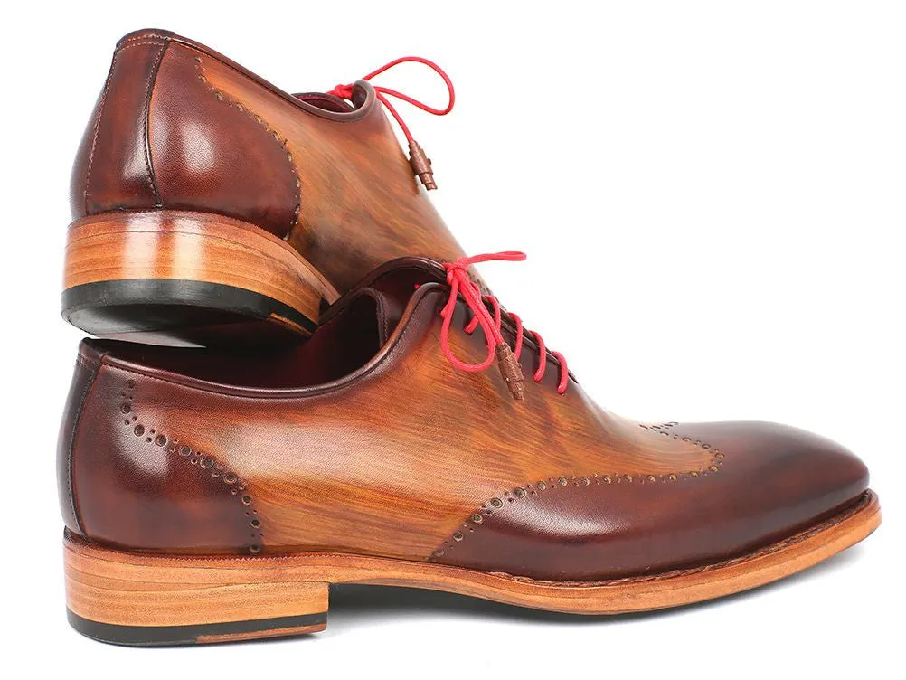 Paul Parkman Schuhe Paul Parkman Herren Goodyear-Beschlagene Wingtip Oxfords in Braun & Kamel