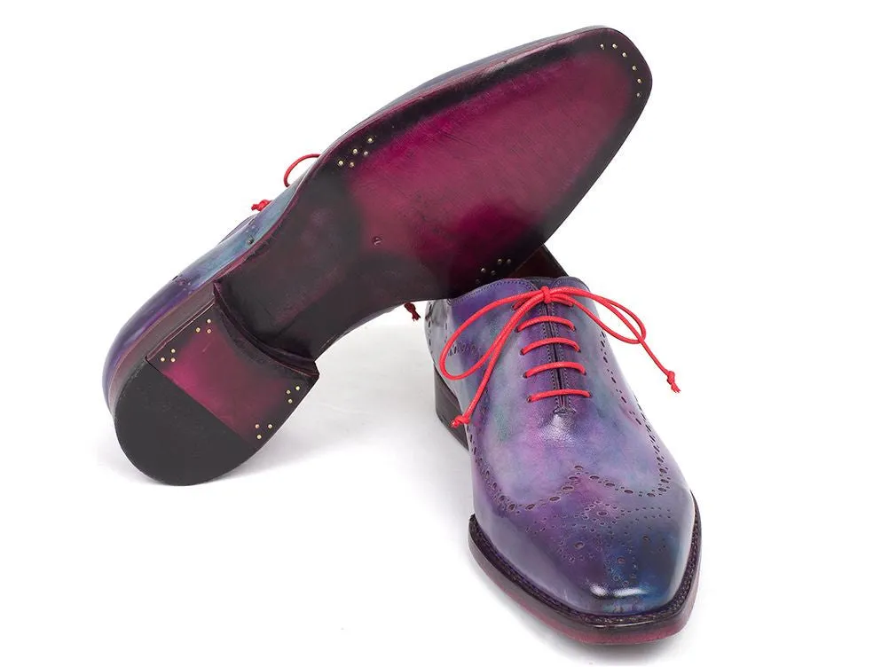 Paul Parkman Schuhe Paul Parkman Herren Goodyear-Beschlagene Wingtip Oxfords in Lila