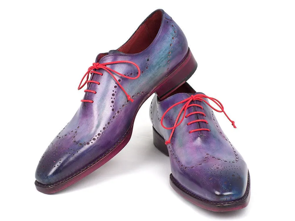 Paul Parkman Schuhe Paul Parkman Herren Goodyear-Beschlagene Wingtip Oxfords in Lila