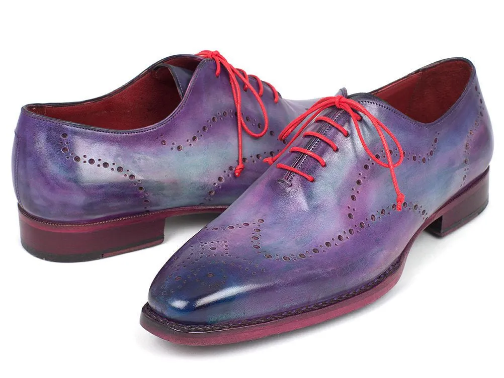 Paul Parkman Schuhe Paul Parkman Herren Goodyear-Beschlagene Wingtip Oxfords in Lila