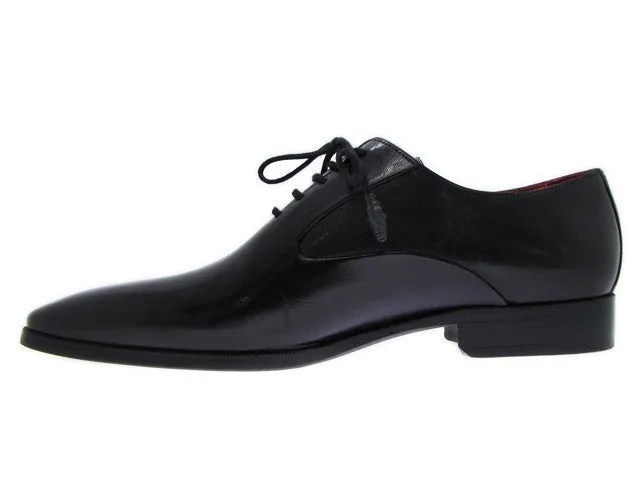 Paul Parkman Schuhe Paul Parkman Herren-Lederoffiziersschuhe in Schwarz