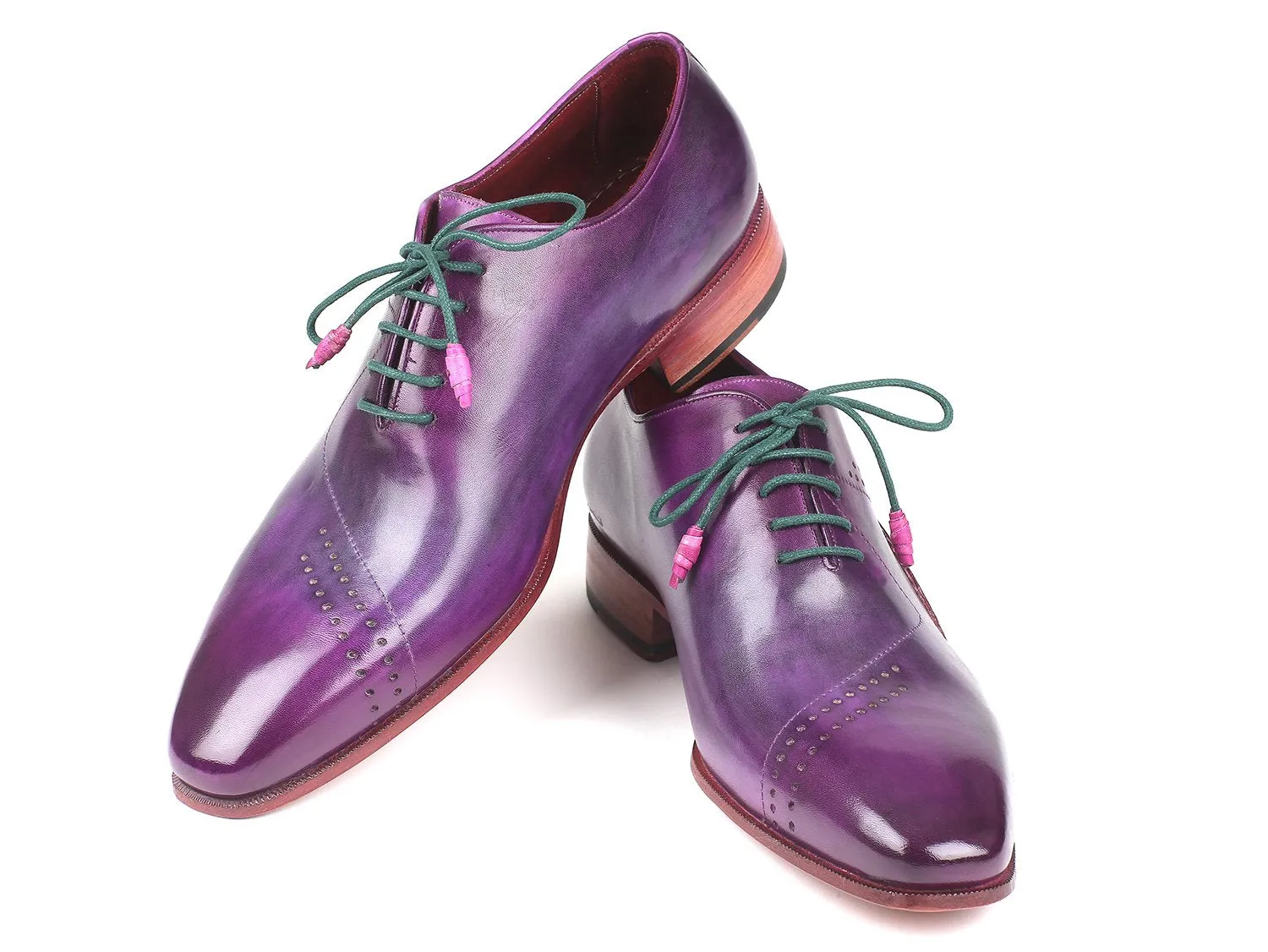 Paul Parkman Schuhe Paul Parkman Herren Opanka Bauhandbemalte Oxfords in Lila