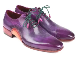 Paul Parkman Schuhe Paul Parkman Herren Opanka Bauhandbemalte Oxfords in Lila