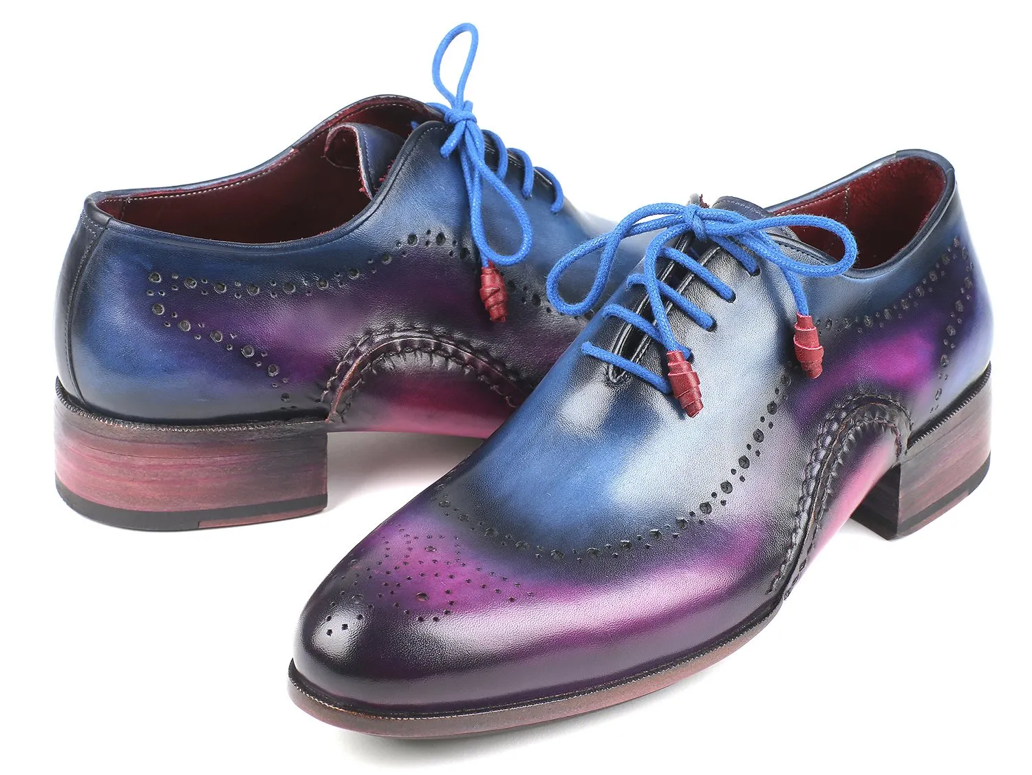 Paul Parkman Schuhe Paul Parkman Herren Opanka Bau Oxfords in Blau & Lila
