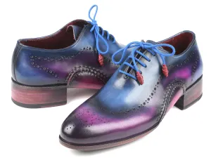 Paul Parkman Schuhe Paul Parkman Herren Opanka Bau Oxfords in Blau & Lila