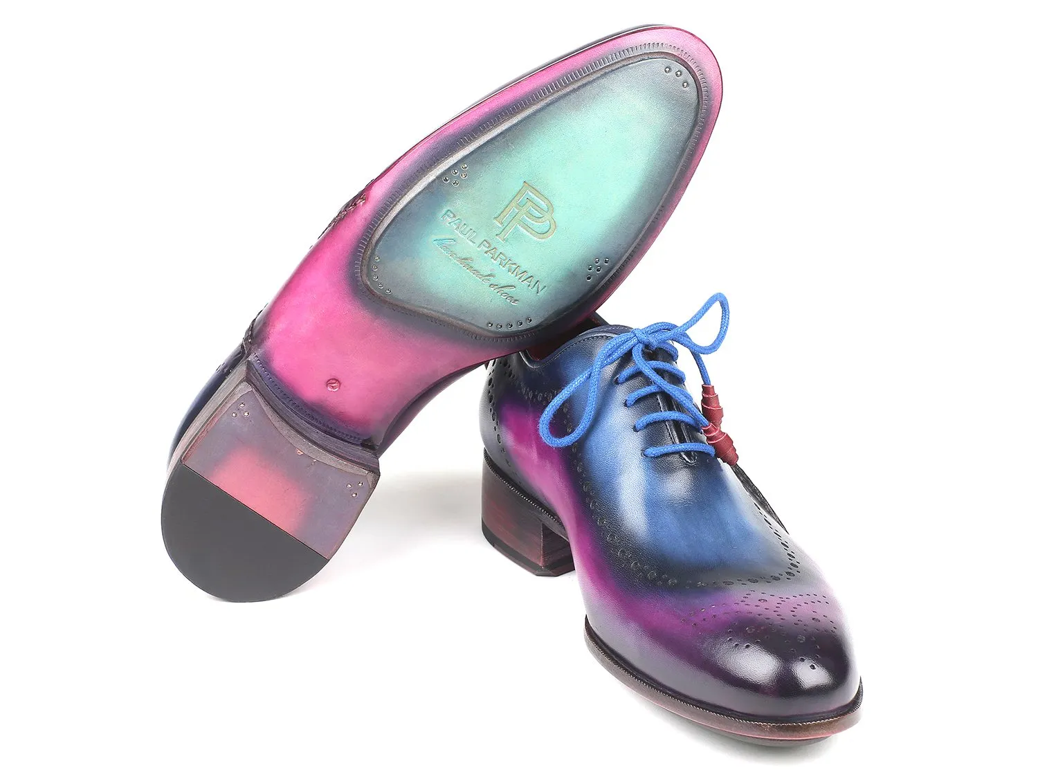 Paul Parkman Schuhe Paul Parkman Herren Opanka Bau Oxfords in Blau & Lila