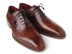 Paul Parkman Schuhe Paul Parkman Herren Oxfordschuhe mit Glattem Vorderteil aus Kalbsleder in Braun